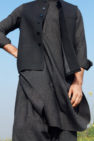 Classic Black Shalwar Kameez